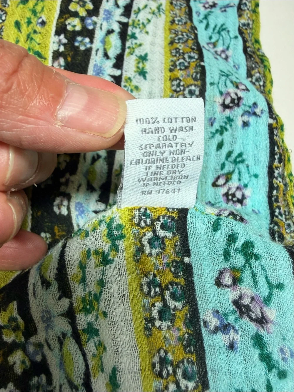 J. Jill floral infinity scarf